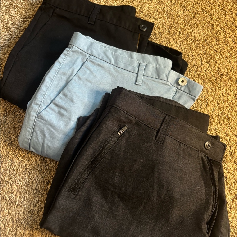 Men's Black and Blue Shorts Bundle